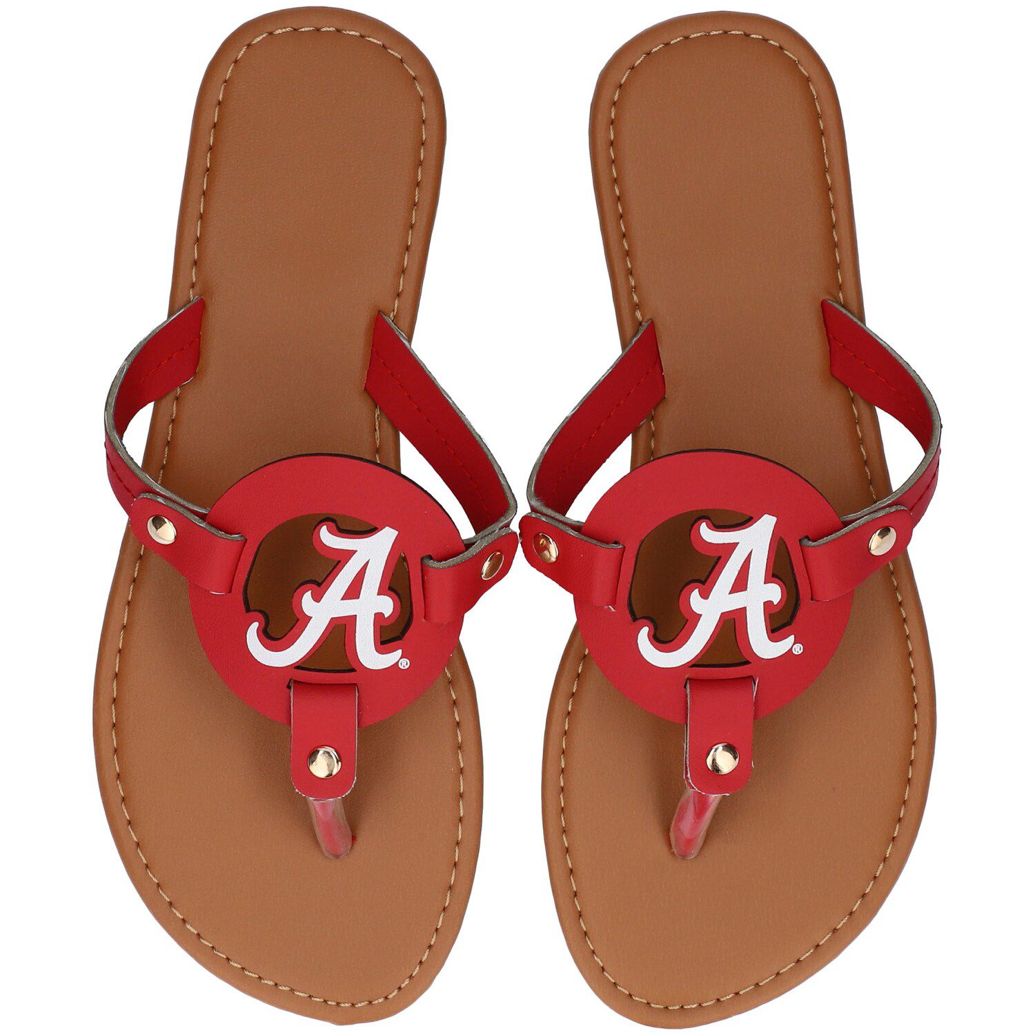 alabama crimson tide flip flops