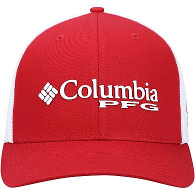 Men's Columbia Cardinal Arkansas Razorbacks PFG Snapback Adjustable Hat