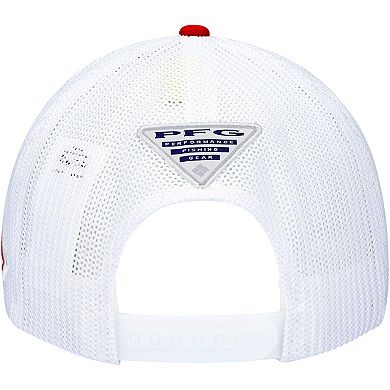 Men's Columbia Cardinal Arkansas Razorbacks PFG Snapback Adjustable Hat