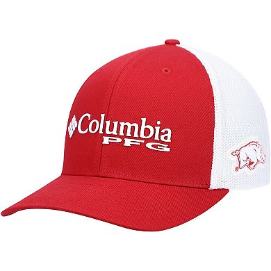 Men's Columbia Cardinal Arkansas Razorbacks PFG Snapback Adjustable Hat