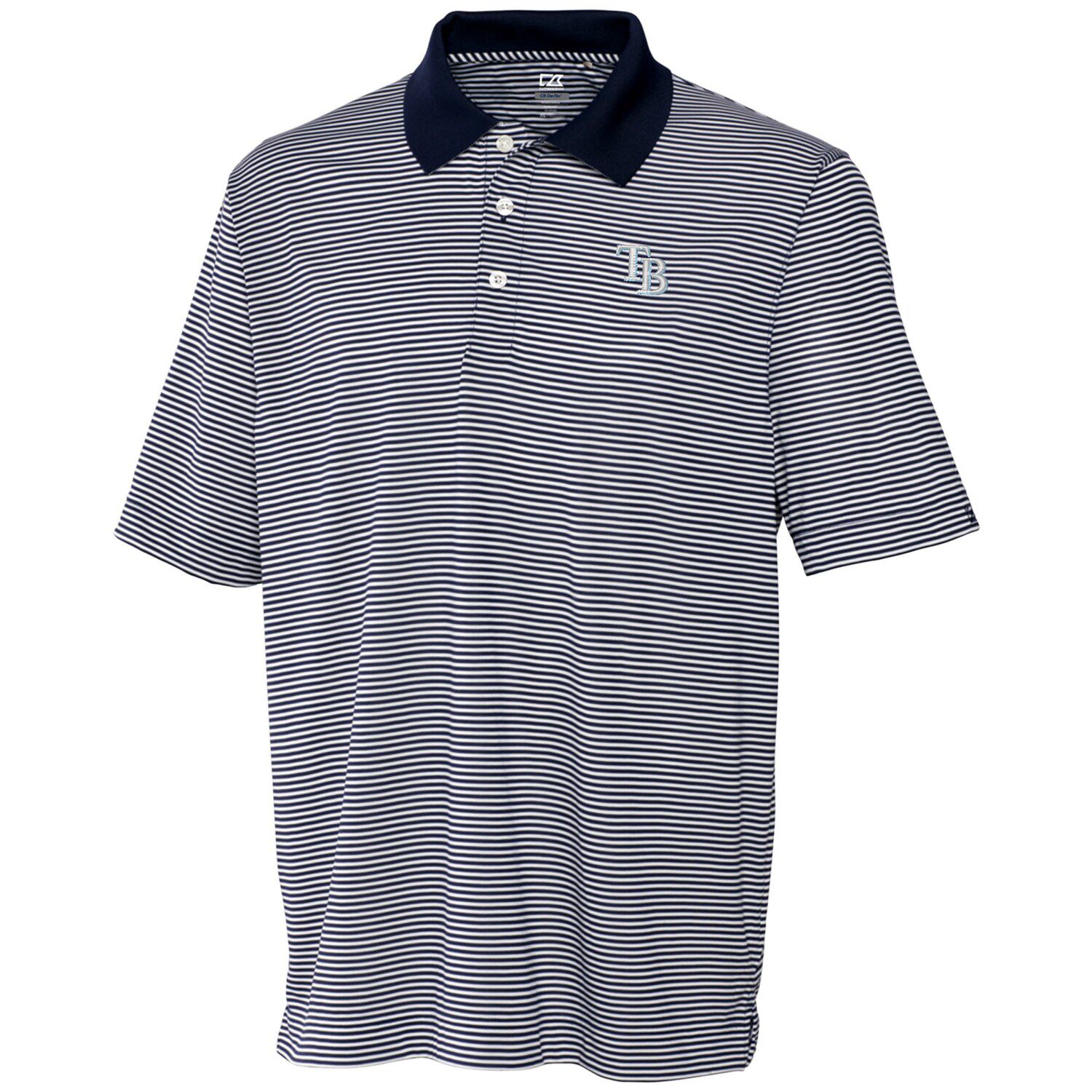 Nike Rewind Stripe (MLB Tampa Bay Rays) Men's Polo.