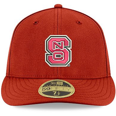 Men's New Era Red NC State Wolfpack Basic Low Profile 59FIFTY Fitted Hat