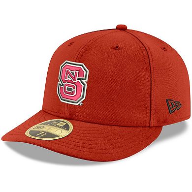 Men's New Era Red NC State Wolfpack Basic Low Profile 59FIFTY Fitted Hat