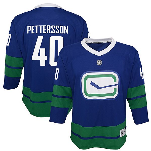 Elias Pettersson Vancouver Canucks Youth 2019/20 Home Replica Player Jersey  - Royal