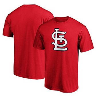 Men's Fanatics Branded Red St. Louis Cardinals Official Logo T-Shirt