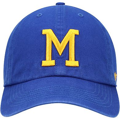 Men's '47 Royal Milwaukee Brewers Cooperstown Collection Franchise Logo Fitted Hat