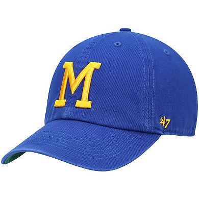 Men's '47 Royal Milwaukee Brewers Cooperstown Collection Franchise Logo Fitted Hat