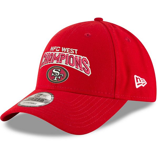 San Francisco 49ers New Era 2019 NFC West Division ChampionsReplica 9FORTY  Adjustable Hat - Black