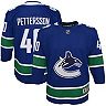 Youth Elias Pettersson Blue Vancouver Canucks 2019/20 Home Premier Player Jersey