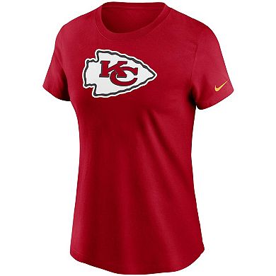 Women's Nike Red Kansas City Chiefs Logo Essential T-Shirt