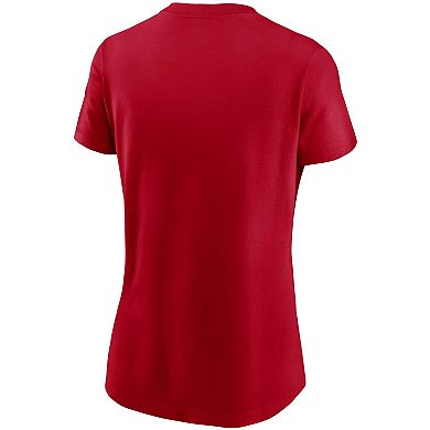 Women's Nike Red Kansas City Chiefs Logo Essential T-Shirt