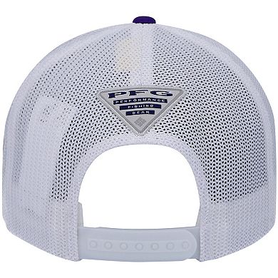 Men's Columbia Purple Clemson Tigers PFG Snapback Adjustable Hat