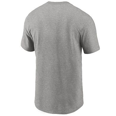 Men's Nike Heathered Gray Cleveland Browns Primary Logo T-Shirt