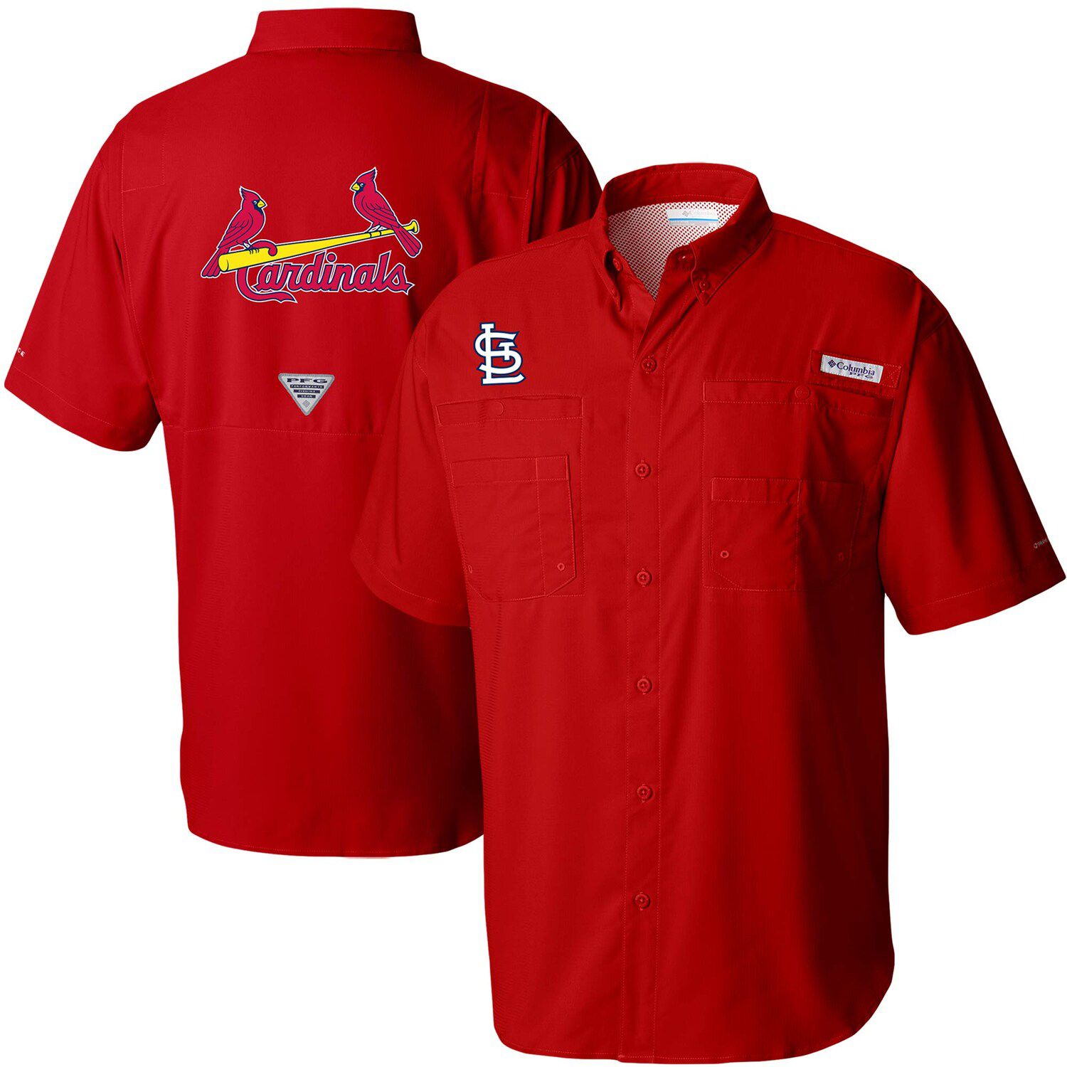 st louis cardinals button down shirt
