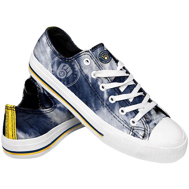 Women's Milwaukee Brewers Tie-Dye Canvas Shoe