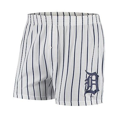 Men's Concepts Sport White Detroit Tigers Vigor Boxer Shorts