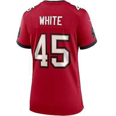 Women's Nike Devin White Red Tampa Bay Buccaneers Game Player Jersey