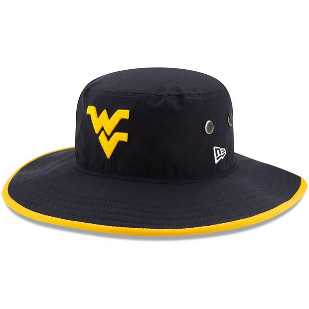 Men's New Era White/Navy West Virginia Mountaineers Basic Low Profile 59FIFTY Fitted Hat