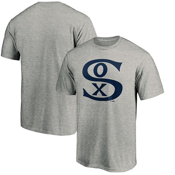Men's Fanatics Branded Heathered Gray Chicago White Sox Cooperstown  Collection Forbes Team T-Shirt