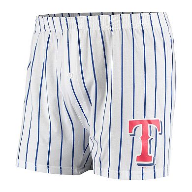 Men's Concepts Sport White Texas Rangers Vigor Boxer Shorts