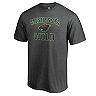 Men's Fanatics Branded Heathered Charcoal Minnesota Wild Team Victory Arch T-Shirt