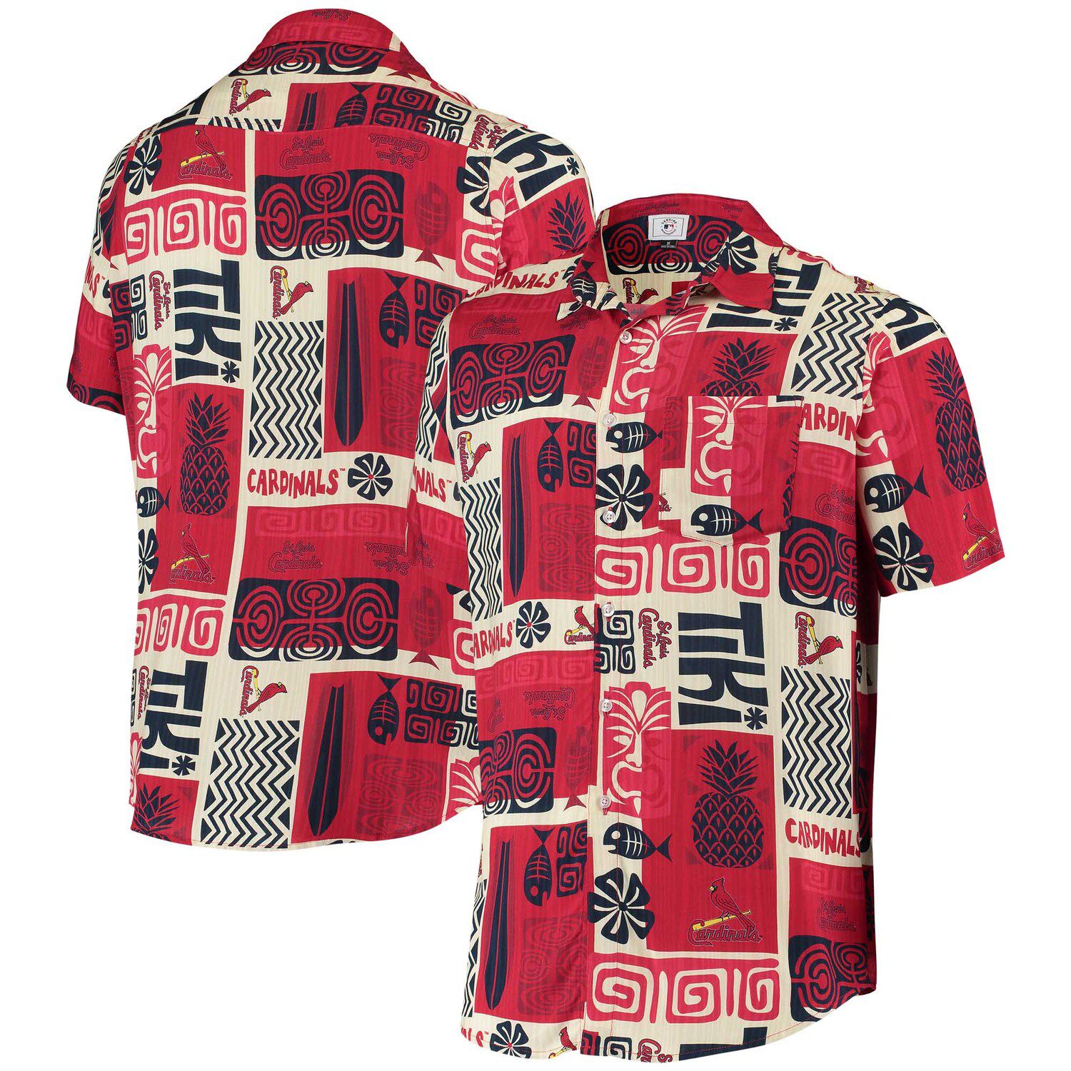 cardinals button up jersey