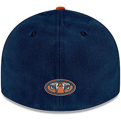 Men's New Era Navy/Orange Auburn Tigers Basic Low Profile 59FIFTY Fitted Hat