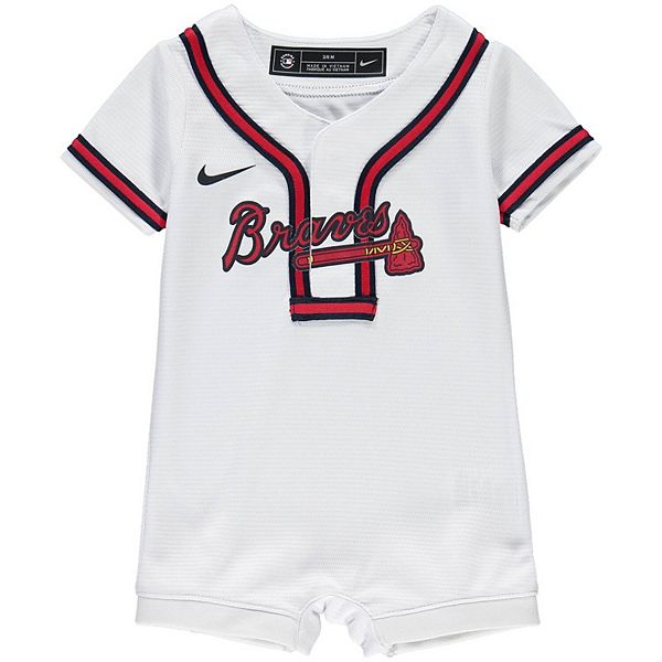 Toddler Nike White Atlanta Braves Official Team Jersey