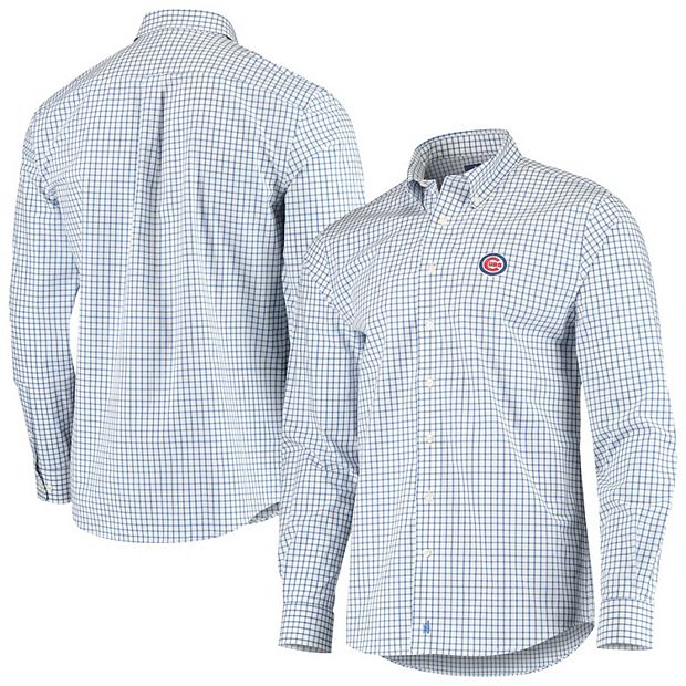 Men's Royal Chicago Cubs Big & Tall Button-Up Shirt