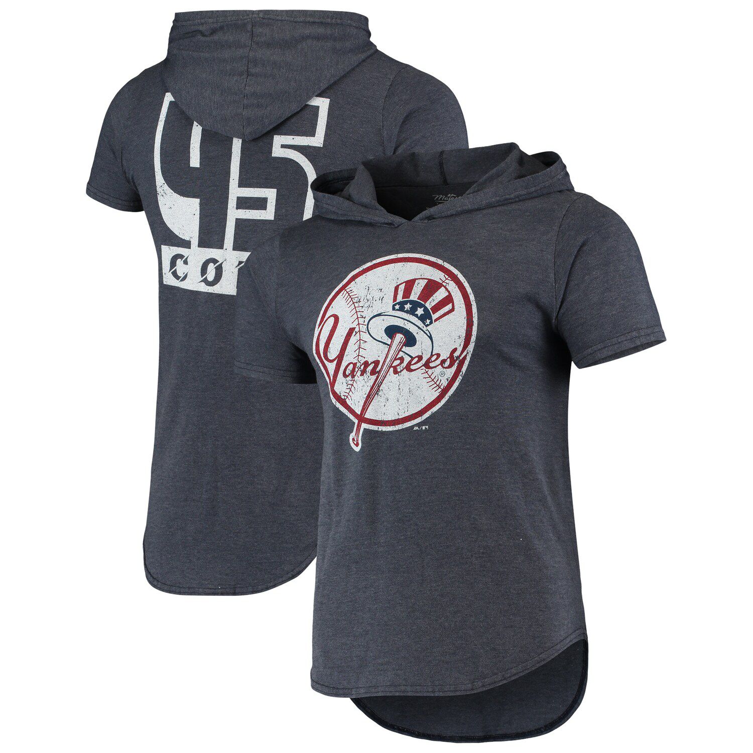 yankees hooded t shirt