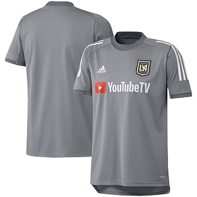 Men s adidas Gray LAFC 2020 On Field Training Jersey