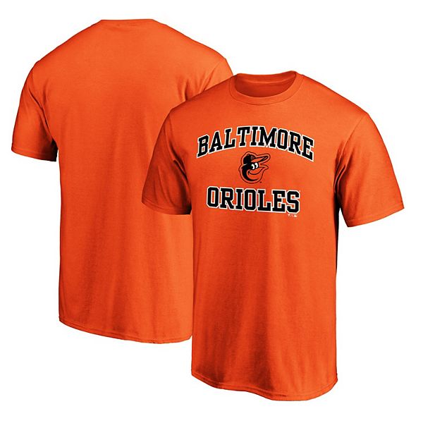 Men's Fanatics Branded Orange Baltimore Orioles Heart & Soul T-Shirt