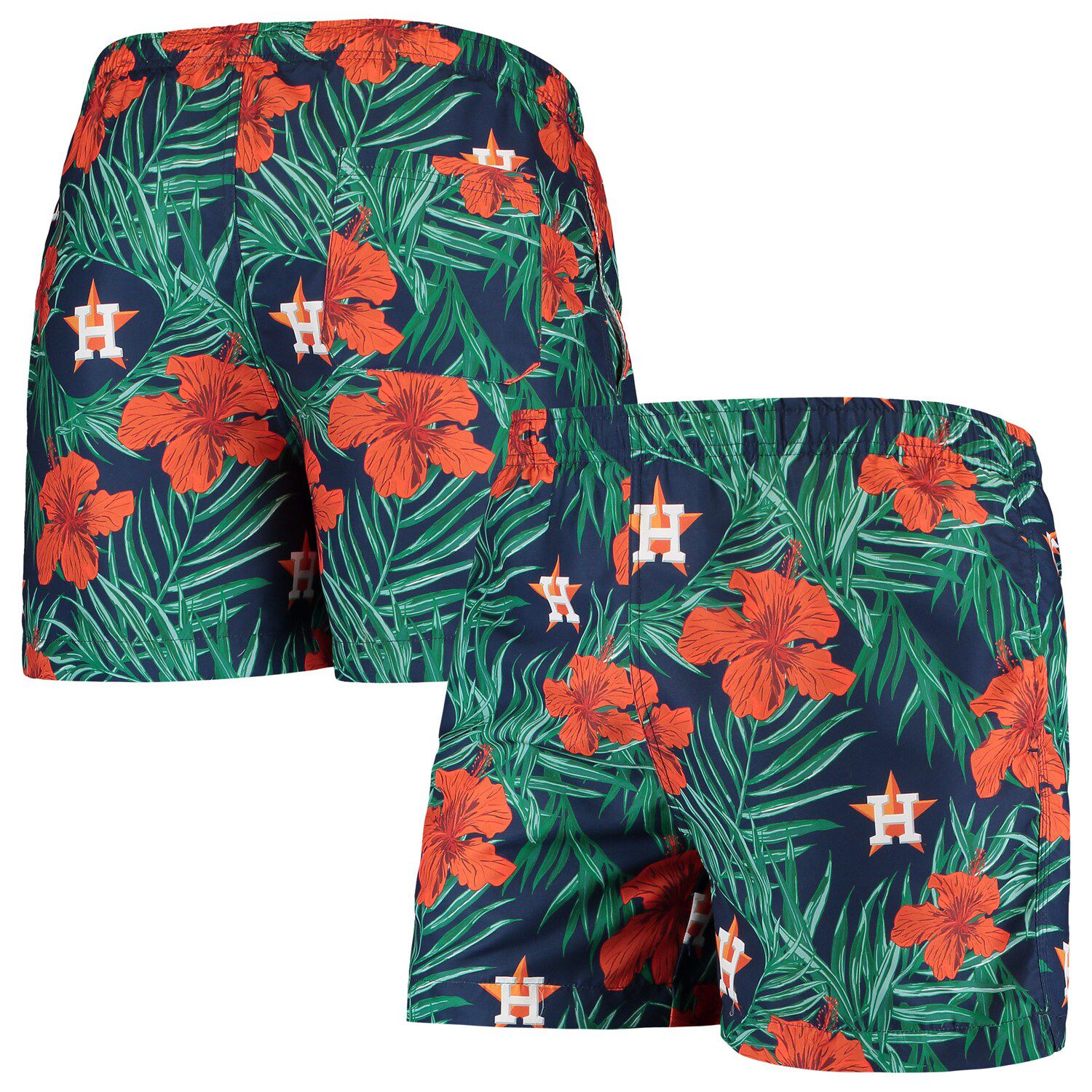 flower swim trunks