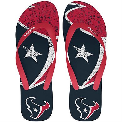 Houston Texans Big Logo Flip Flop Sandals