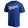 Men's Fanatics Branded Royal Los Angeles Dodgers Official Wordmark T-Shirt