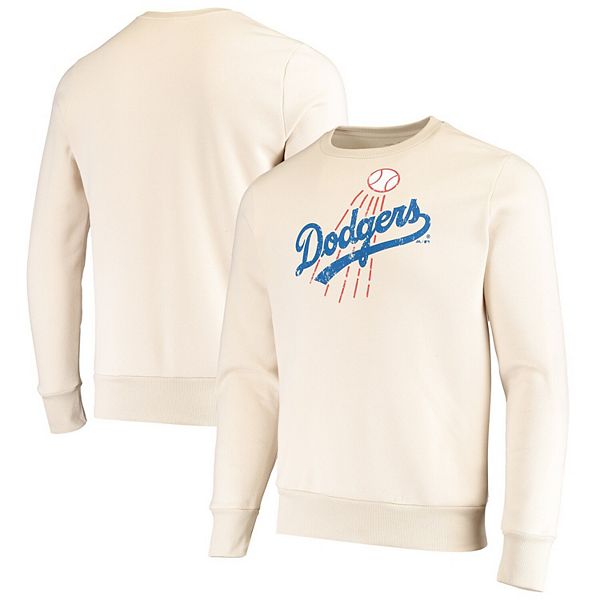 Women's Starter White/Royal Los Angeles Dodgers Shutout Pullover Sweatshirt Size: Medium