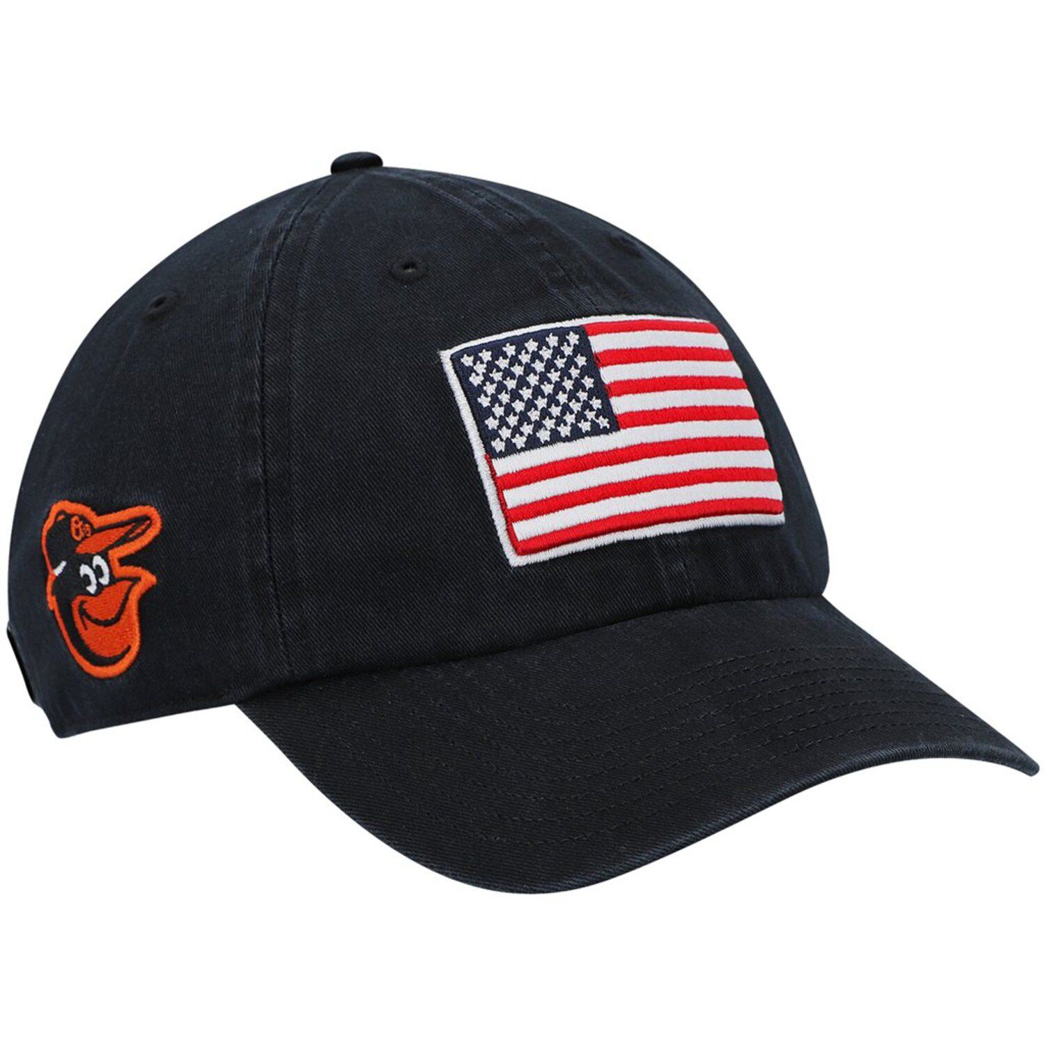 Image for Unbranded Men's '47 Black Baltimore Orioles Heritage Front Clean Up Adjustable Hat at Kohl's.