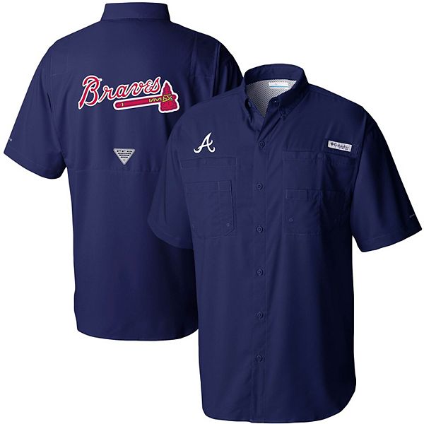 Columbia Atlanta Braves Under Exposure Long Sleeve Shirt