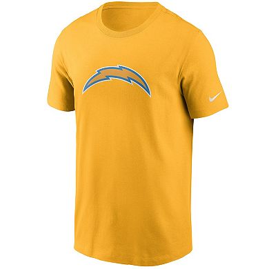 Men's Nike Gold Los Angeles Chargers Primary Logo T-Shirt