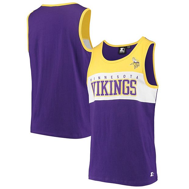 Men's Starter Purple Minnesota Vikings Highlight Reel Tank Top