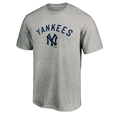 Men's Fanatics Branded Heathered Gray New York Yankees Cooperstown ...