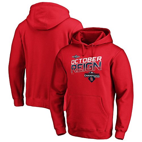 Men&#39;s Majestic Red St. Louis Cardinals 2019 NL Central Division Champions Locker Room Pullover ...