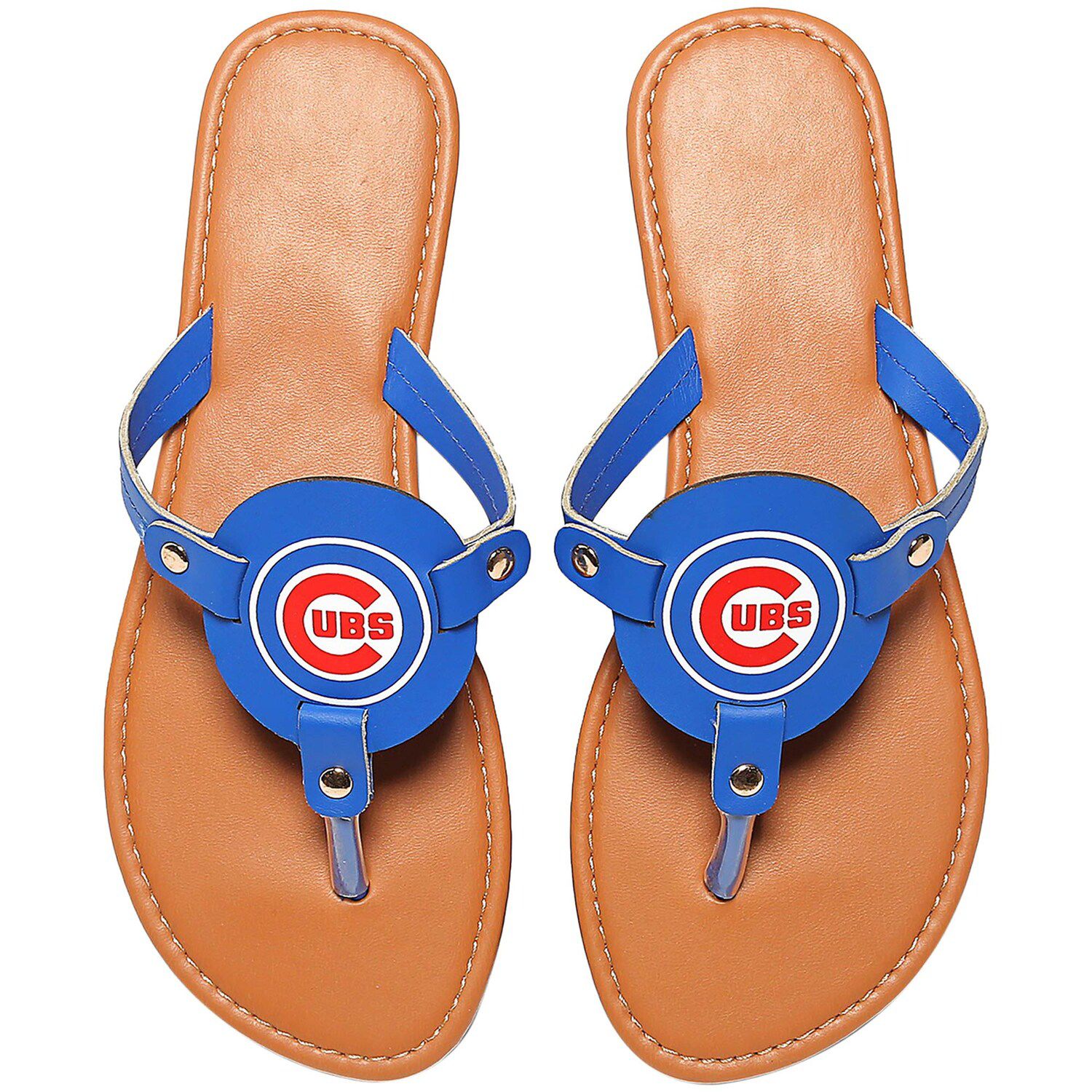 women's cubs flip flops