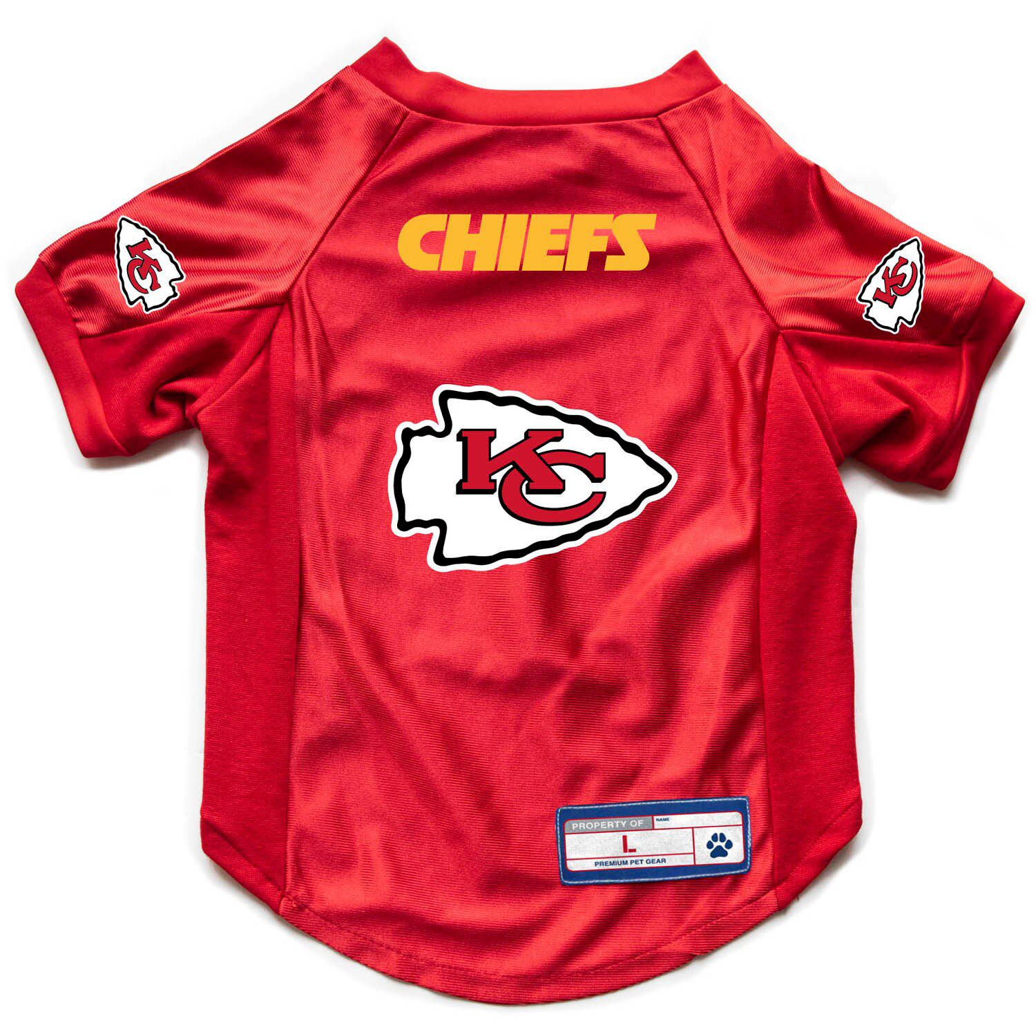 kansas city chiefs dog jersey