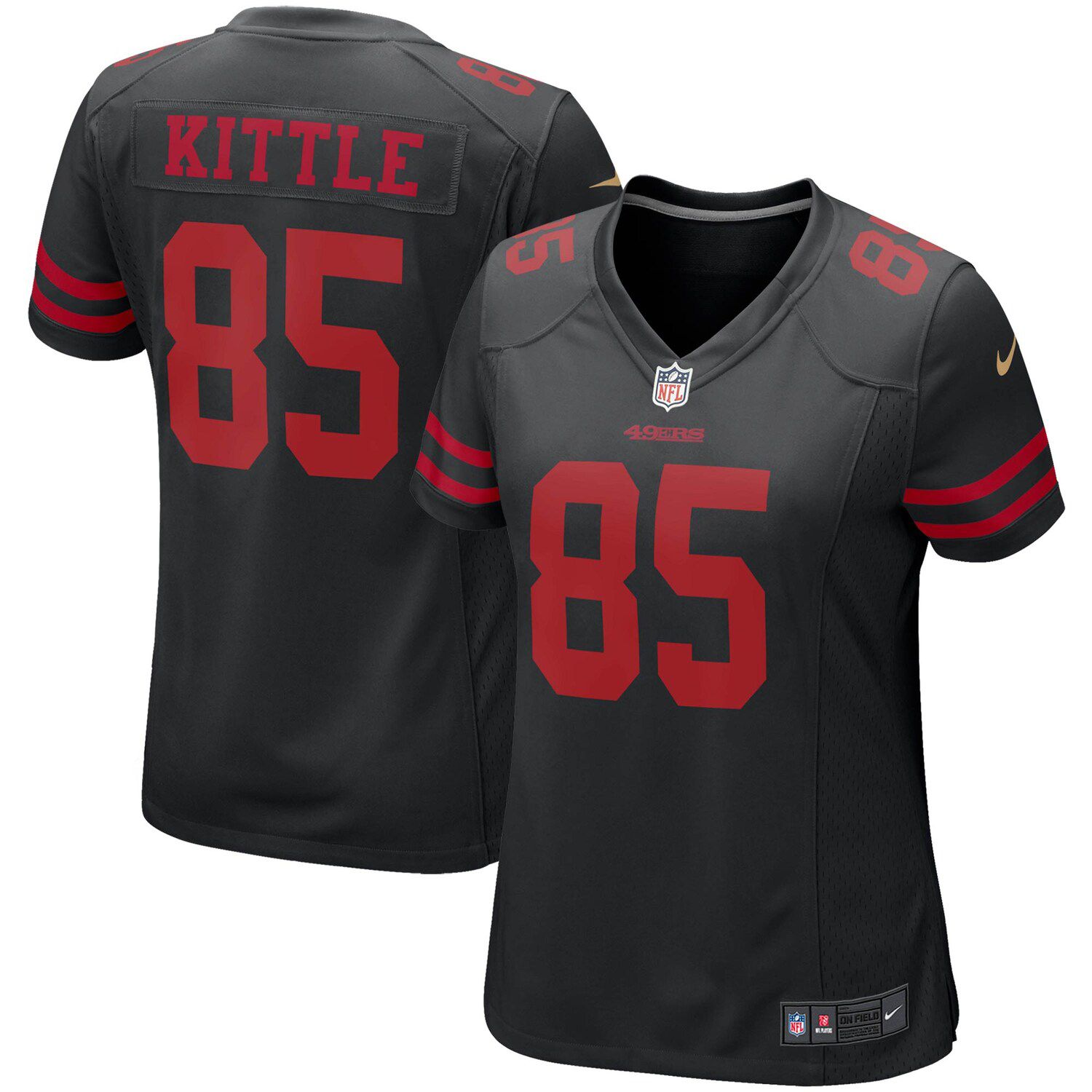 49ers all black jersey