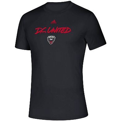 Men's adidas Black D.C. United Wordmark Goals T-Shirt