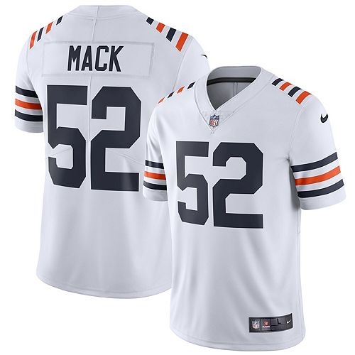 Men's Nike Khalil Mack White Chicago Bears 2019 Alternate Classic Vapor ...