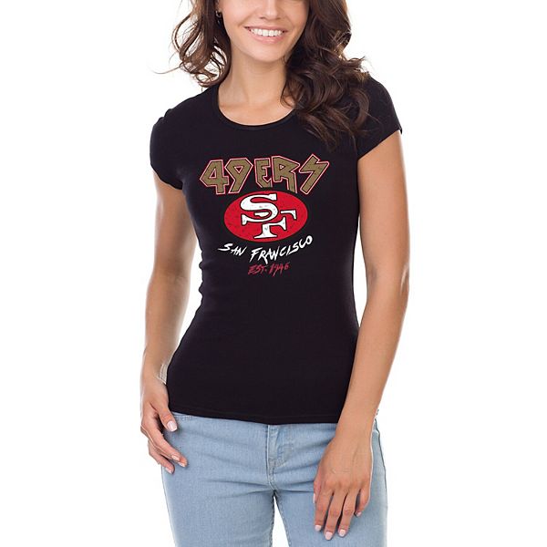 Official Ladies San Francisco 49ers T-Shirts, 49ers Ladies Tees