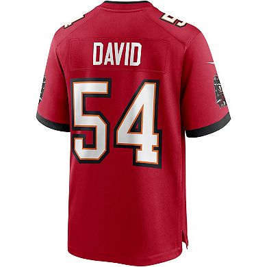 Men's Nike Lavonte David Red Tampa Bay Buccaneers Player Game Jersey