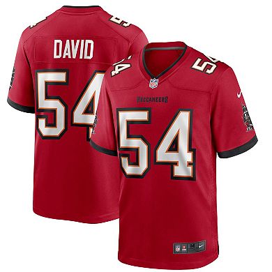 Men's Nike Lavonte David Red Tampa Bay Buccaneers Player Game Jersey
